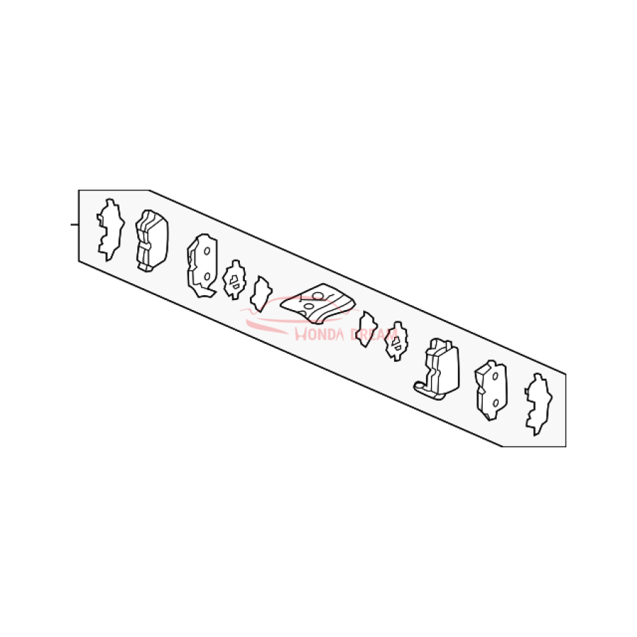 SET,PAD RR(11CL- (43022-SHJ-415) - 1