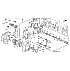 SET,PAD RR (7CLP- (43022-SR2-040)