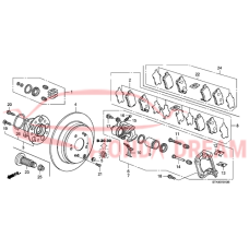 SET,PAD RR(NAC D6 (43022-STK-A00) - 3