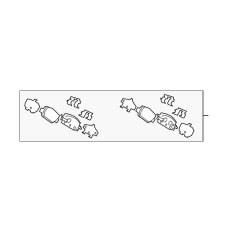 SET,PAD RR (43022-TLA-A00)