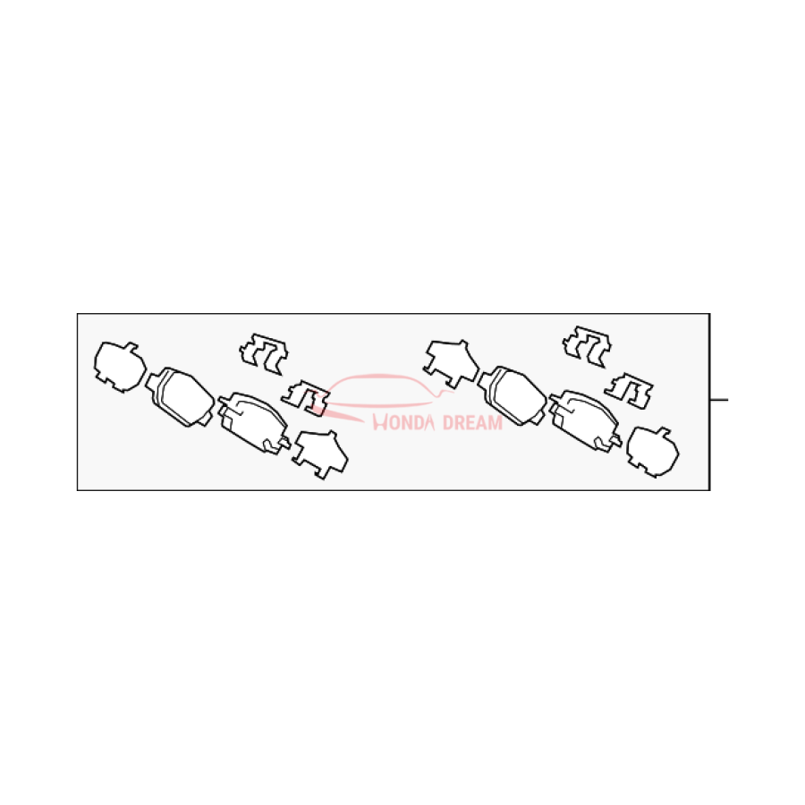 SET,PAD RR (43022-TLA-A11) - 1