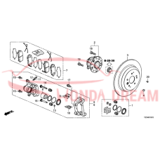 PAD SET, RR. (43022-TZ5-A01) - 3