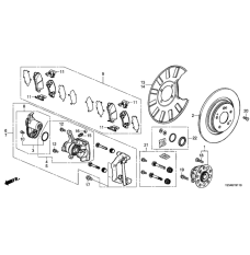 SET,RR PAD (43022-TZ5-A10)