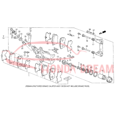 Piston, Rear Brake Caliper (43215-SG0-003) - 3