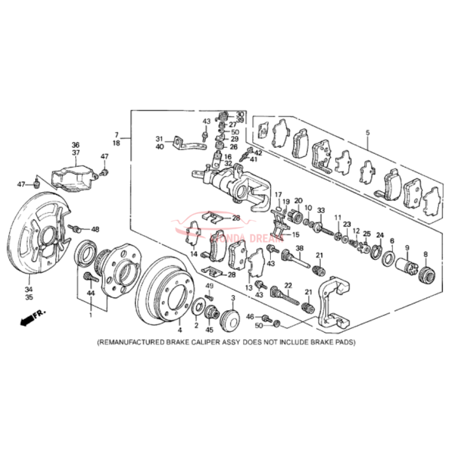 Piston, Rear Brake Caliper (43215-SL5-A01) - 2