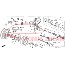 Piston, Rear Brake Caliper (43215-SY8-A01) - 3