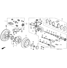 Piston, Rear Brake Caliper (43215-SY8-A01)