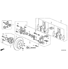 Piston, Rear Brake Caliper (43215-SZA-A01)