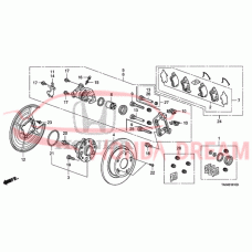 Piston, Rear Brake Caliper (43215-TA0-A01) - 3