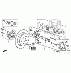 Rear Caliper Pin (43262-SZT-G01)