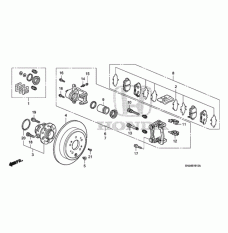 Rear Caliper Pin (43263-SHJ-A01)