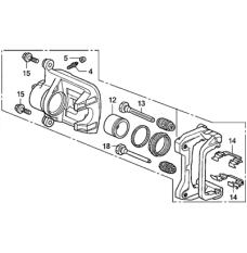 Caliper Sub-Assembly, Right Front (45018-S2A-003)