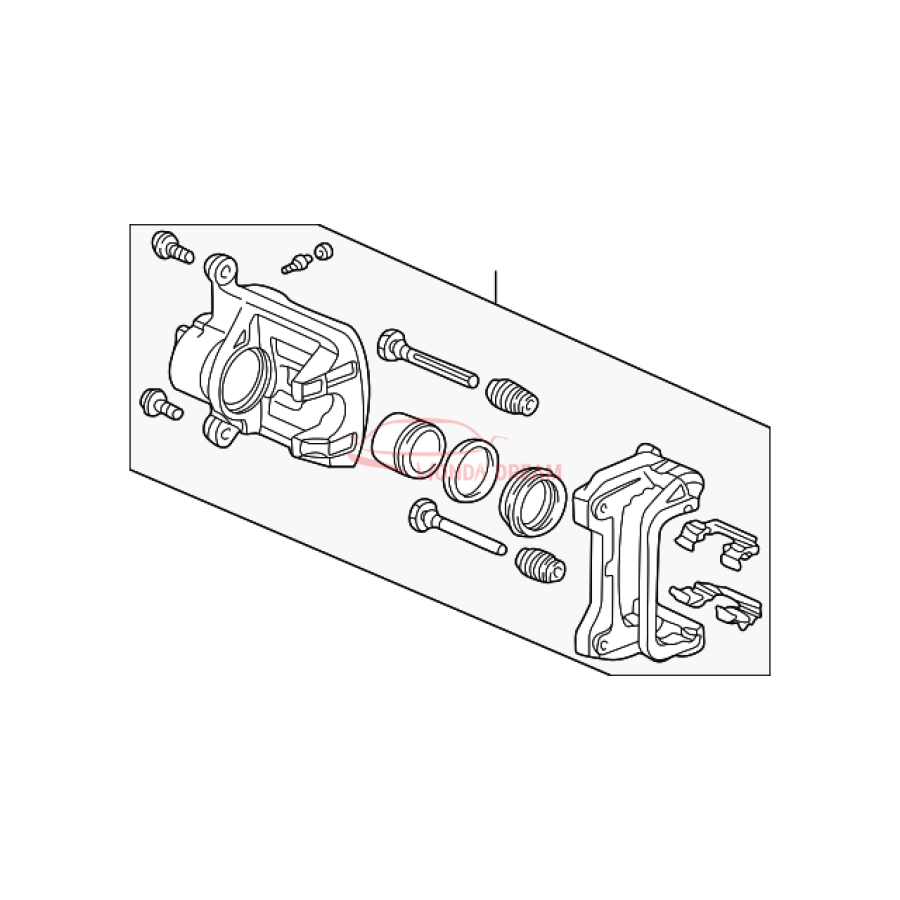 Caliper Sub-Assembly, Right Front (45018-S2A-013) - 1