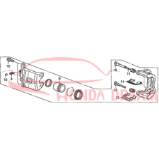 Caliper Sub-Assembly, Right Front (45018-S9V-A01) - 3