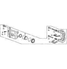 Caliper Sub-Assembly, Right Front (45018-S9V-A01)