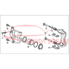 Caliper Sub-Assembly, Right Front (45018-SDC-A01) - 3