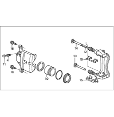 Caliper Sub-Assembly, Right Front (45018-SDC-A01)