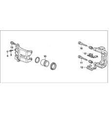 Caliper Sub-Assembly, Right Front (45018-SEA-J02)