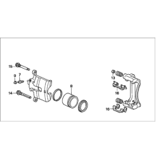 Caliper Sub-Assembly, Right Front (45018-SM4-A00)