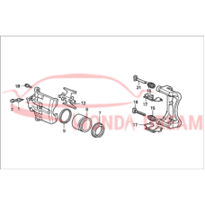 Caliper Sub-Assembly, Right Front (45018-SM5-000) - 3