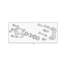 Caliper Sub-Assembly, Right Front (45018-TEA-T00)