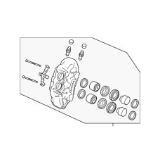 Caliper Sub-Assembly, Right Front (45018-TV8-E01)