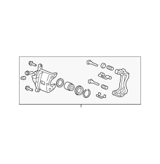 Caliper Sub-Assembly, Right Front (45018-TVA-000)