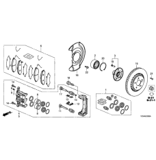 Caliper Sub-Assembly, Right Front (45018-TYS-R50)