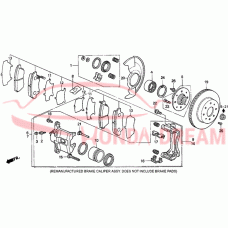 SET,PAD FR (16CL- (45022-S04-V03) - 3