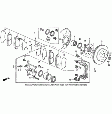 SET,PAD FR (16CL- (45022-S04-V03)