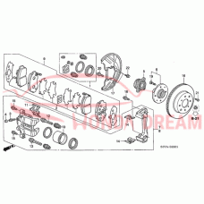 SET,PAD FR (15CL- (45022-S3Y-A10) - 3