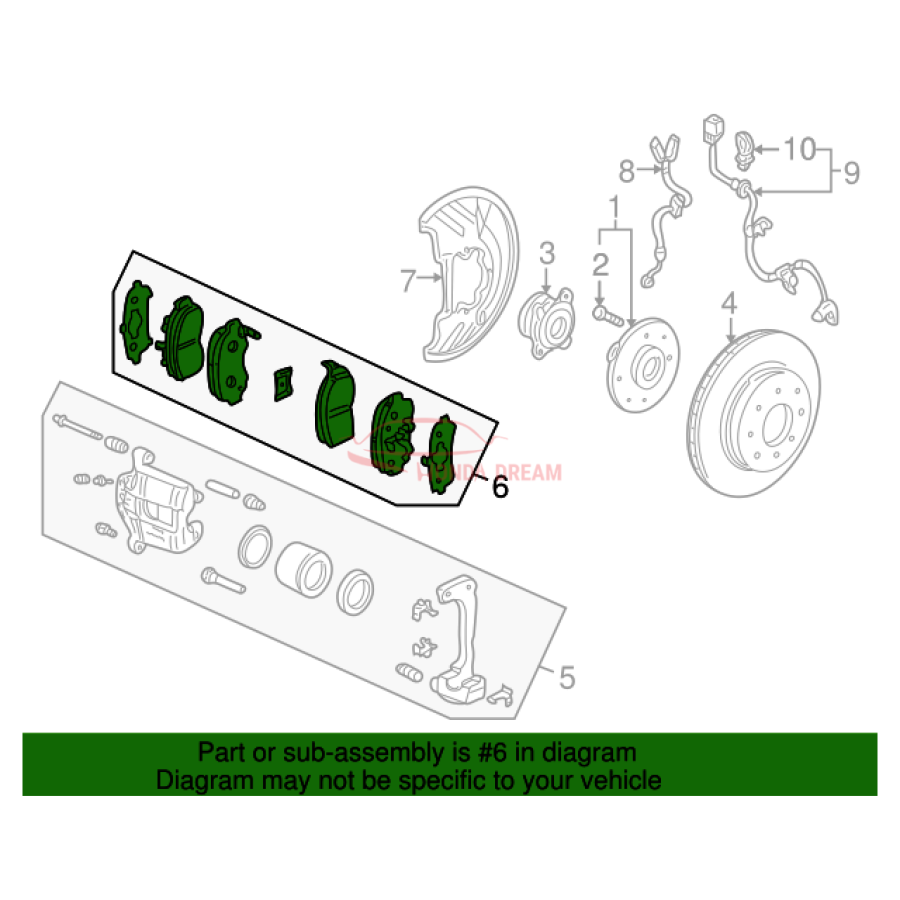 SET,PAD FR (15CL- (45022-S3Y-A11) - 3