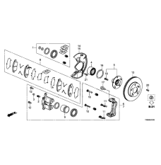 SET,PAD FR (45022-S5B-J01)