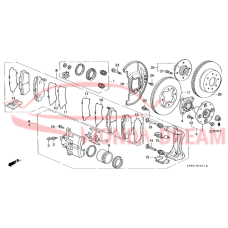 SET,PAD FR (17CL- (45022-S87-X01) - 3