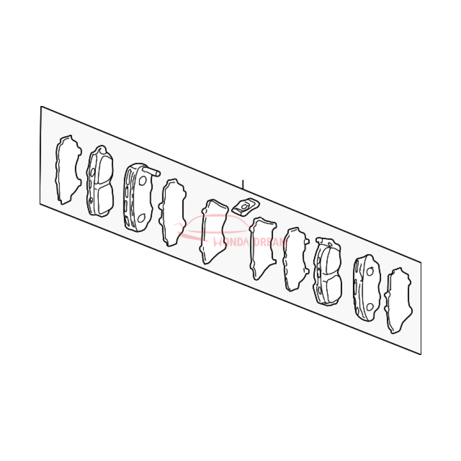 SET,PAD FR (AD57- (45022-S9A-405) - 1