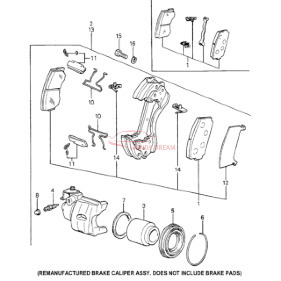 SET,PAD (45022-SA3-671) - 2