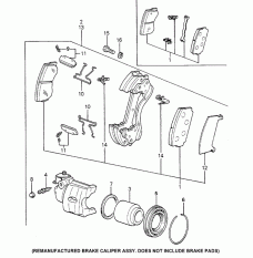 SET,PAD (TYPE F) (45022-SA3-N52)