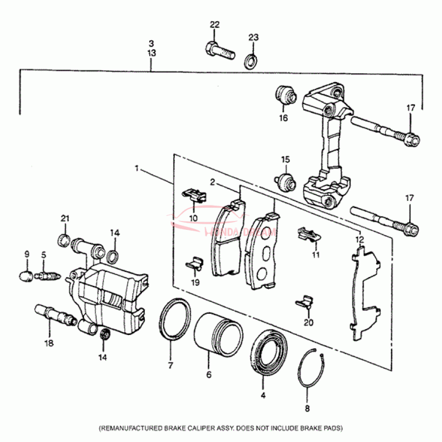 SET,PAD (AD-13V) (45022-SA5-676) - 1