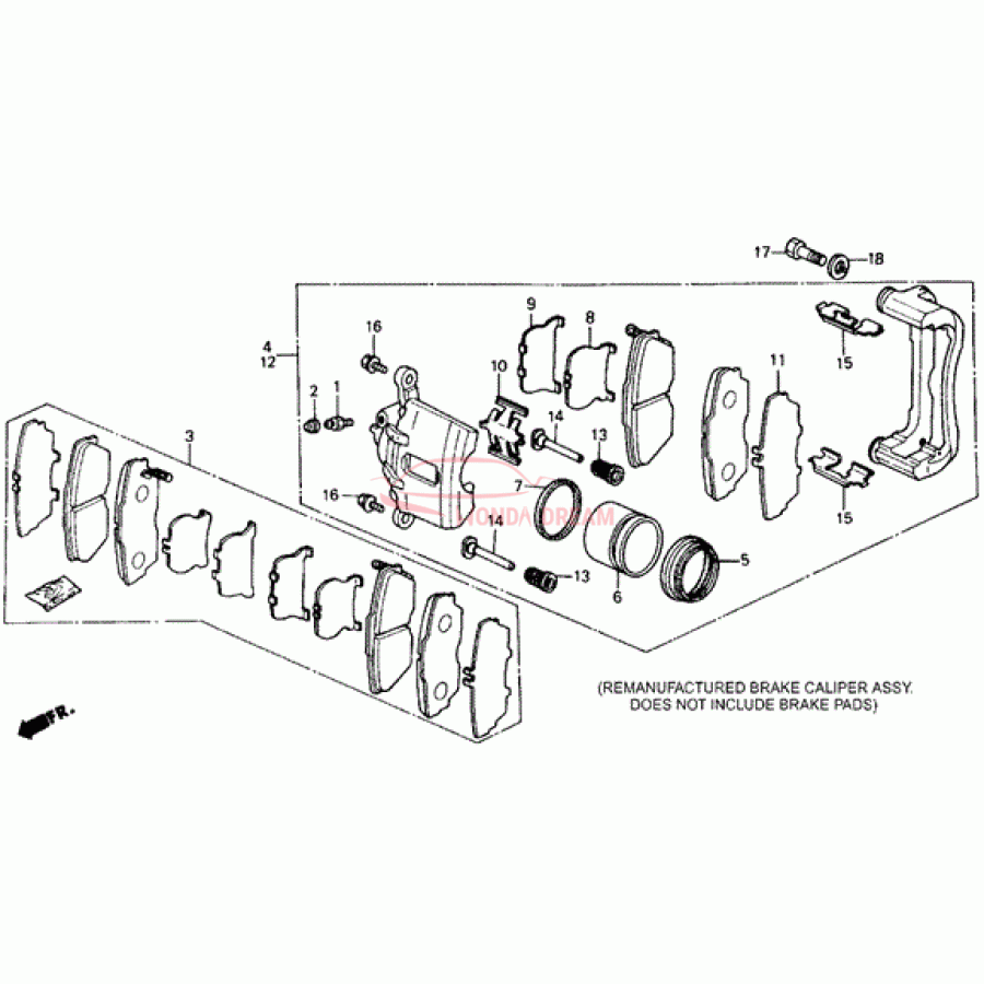 SET,PAD FR (17CL- (45022-SD4-528) - 1