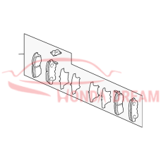 SET,PAD FRONT (45022-SDA-315) - 4