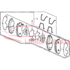 PAD SET,FR. (45022-SEC-A00) - 3