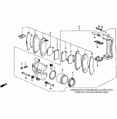 SET,PAD (17CL-14V (45022-SF1-010)