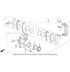 SET,PAD FR (17CL- (45022-SG0-315)