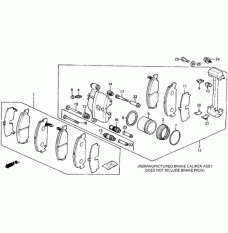 SET,PAD FR (AD51M (45022-SH1-505)