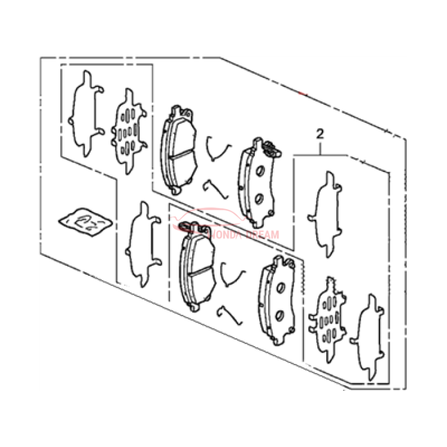 SET,PAD FR(17IN,2 (45022-SJP-A00) - 2