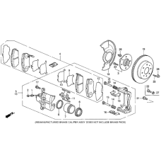 SET,PAD FR (17CL- (45022-SK7-536)