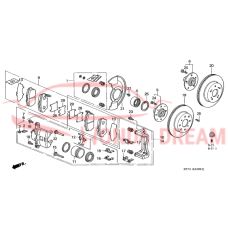 SET,PAD FR (17CL- (45022-ST7-416) - 3