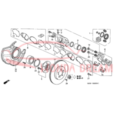 SET,PAD FR (17CL- (45022-SX0-J03) - 3