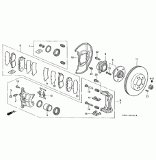 SET,PAD FR (17CL- (45022-SX0-J03)