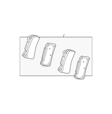 SET,PAD FRONT (45022-TGH-A02)